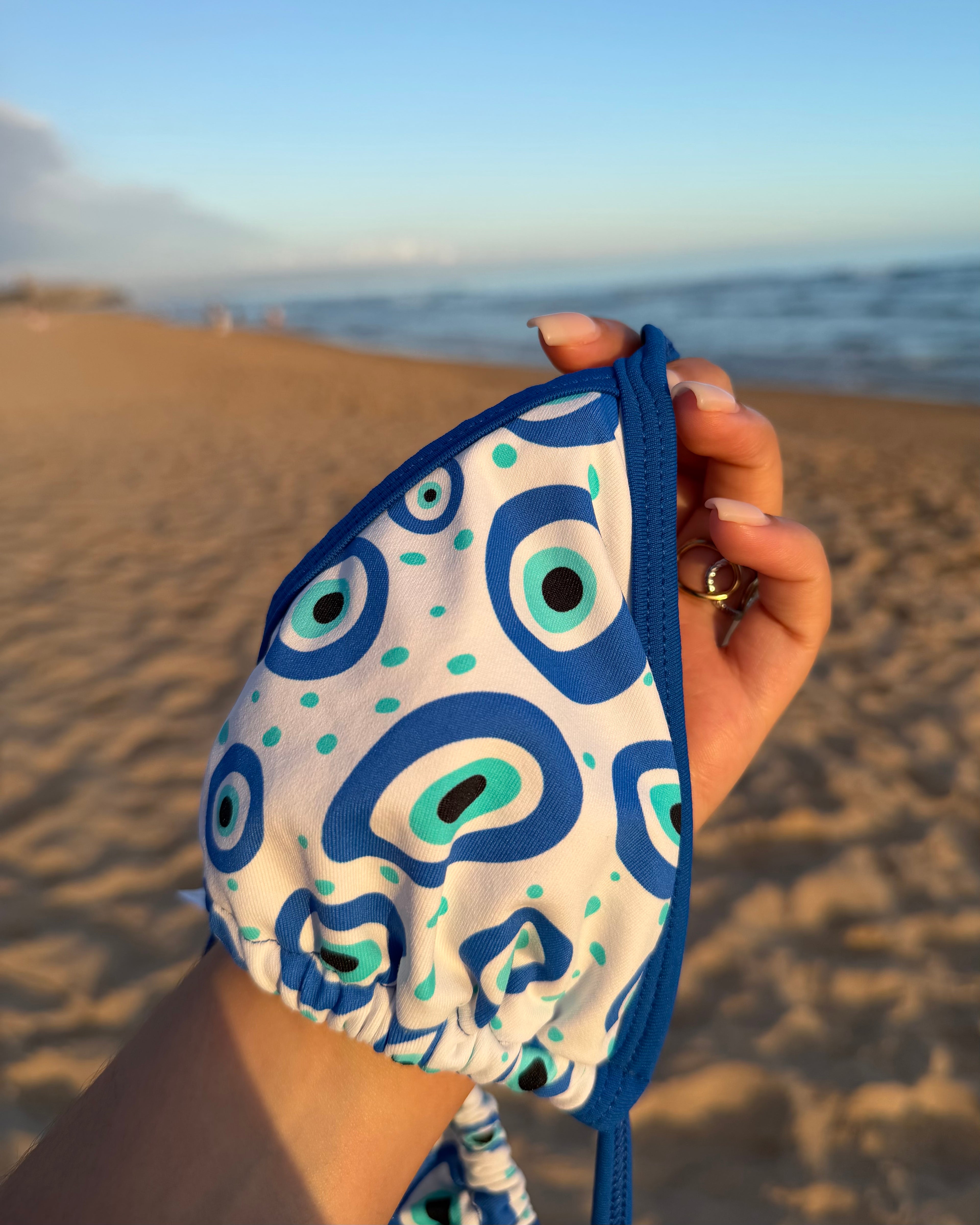 Biquíni Estampado “Olho Grego”